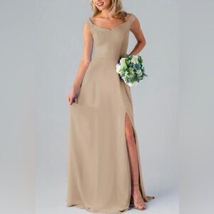 Kennedy Blue Bridesmaid Dress Haley Latte Size US 0